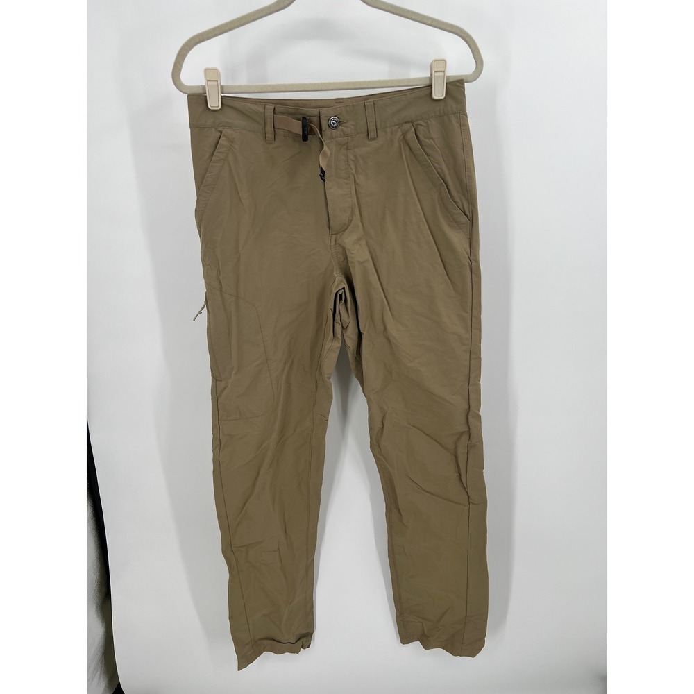 Patagonia Mens Quandary Hiking Pants Tan Khaki Nylon Stretch 32 STY55590 FA18